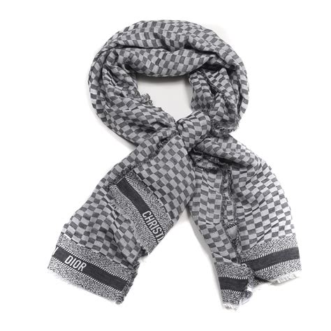 dior grey scarf|how to style dior scarf.